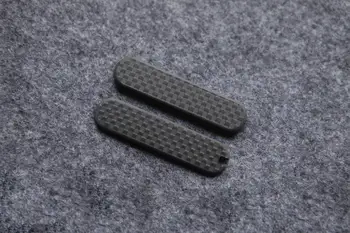 1 Чифт Импровизирани Тежести, с Пинсети/клечка за зъби и Слот за писалка, изработени от Въглеродни Влакна за Швейцарския армейского нож Victorinox 58 мм