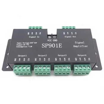 10шт SP901E led Усилвател на сигнала контролер SPI изходен сигнал 4 на групата за управление на Усилване за ленти WS2811 SK6812 APA102 DMX512