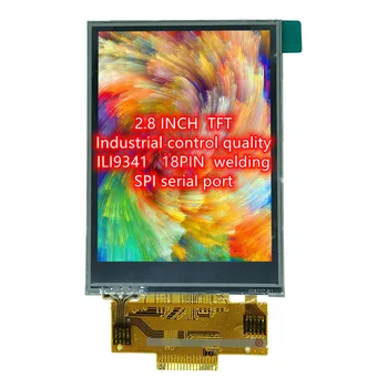 2,8 инчов TFTЖКдисплей показва пълноцветен екран ILI9341 със сензорен панел не по-малко от 9 устройства вводавывода 18 пинов заваръчни машини се продава вид 240x320