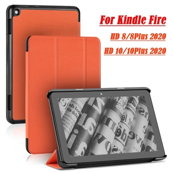 2022 Нов Калъф За Amazon Kindle Fire HD 8 Инча 8Plus 2020 Магнитна Тънка Кожена Поставка 10,1 