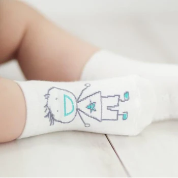 2023 Нови пролетни детски чорапи от памук за Новородени момчета и момичета, красиви Асиметрични мини чорапи за деца