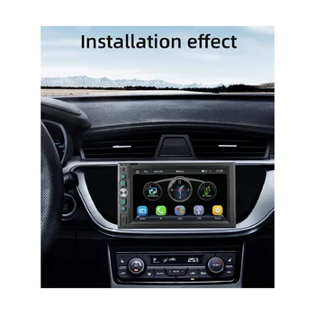 6,2-Инчов Авто Радио с wi-fi CarPlay Android Auto Stereo Receiver Сензорен Екран, Bluetooth FM USB HD MP5 Плейър 6200 W