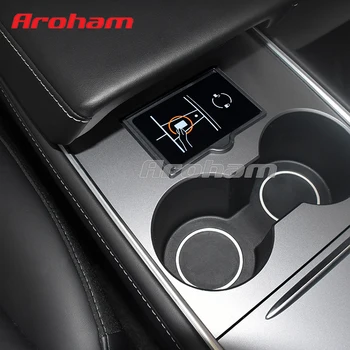 Aroham Auto Key Card Ограничено устройството за сензорна карта Houder Светлината Beperken Voor за промяна на Tesla Model 3 Y Аксесоари