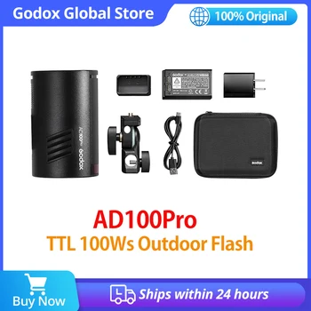 Godox AD100Pro TTL 100Ws Външна Светкавица Speedlight 2.4 G Безжична Имат Flash X AD100 PRO На Sony, Nikon, Canon, Fujifilm