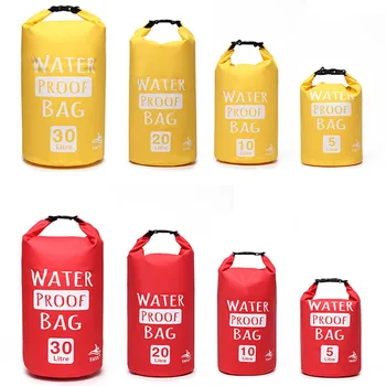 PVC за съхранение на открито, водоустойчив суха чанта за гмуркане, Къмпинг, плаващи, Гмуркане, рафтинг, каране на каяк, речни преходи, чанти 10L20L