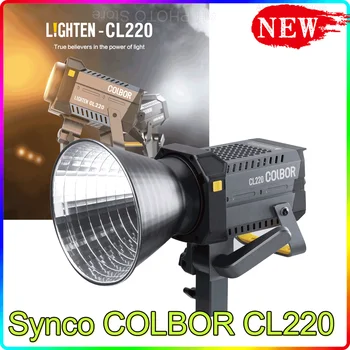 SYNCO COLBOR CL220 LED Video Light 200W Фотографска Лампа Непрекъснато Осветление COB 2700K-6500K за Директно Излъчване Фотозаписи