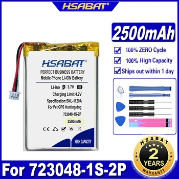 Батерия HSABAT 723048-1S-2Т 2500 ма за домашни GPS Ловни кучета 723048 batteria, съвместим с акумулаторни батерии против Tek 1.0