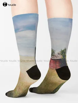 Възстановени Чорапи Розови Чорапи на персонален Подарък с дигитален печат 360 ° Harajuku Унисекс За възрастни, Юноши и Младежи, Чорапи в стил Ретро