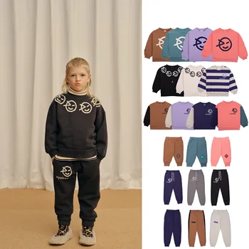 Детски дрехи, дрехи на марката Wyn, новост 2023 година, есента hoody за малко момче, памучни панталони, детско палто, комплект ежедневни облекла, дрехи за малките момичета