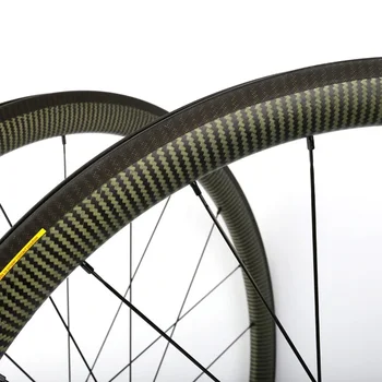 Карбоновые колело за велосипед C + K, 700C, аргумент 38/45/50, дълбочина 25 мм, широчина наем път, V-образни базальтовый спирачка за велосипедни колела cyclo cross