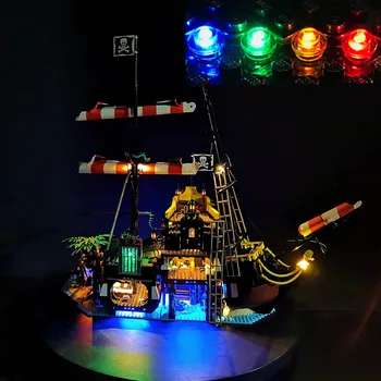 Комплект led осветление за сградата на Lego ЛЕГО 21322 Pirat of Barracuda Bay-не включва модела Lego