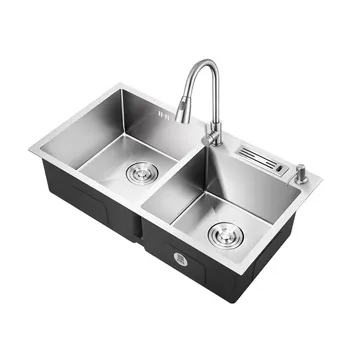 Кухненска мивка от неръждаема стомана 304, домакински мивка за ръце s WY5