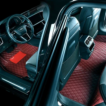 Луксозни Кожени автомобилни постелки за Geely Geometry C 2020 Auto DropShipping Center Аксесоари за интериорен дизайн, килими, накладки за краката