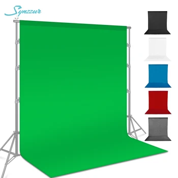 Муслиновый фон за снимки и видео, обикновен сгъваем фон с висока плътност, цвят, зелен экранный фон за студийната стрелба на живо