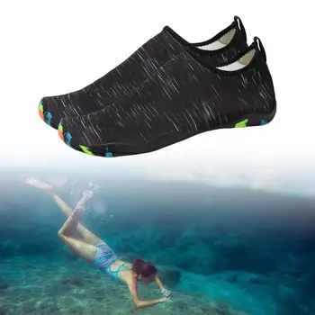 Обувки Бързосъхнеща Плажно облекло, Чорапи за йога бос, Мъжки и дамски водна обувки за ходене по пясъчен плаж, Практикуване на плуване, каране на лодка