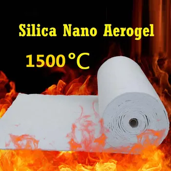Одеало от керамични влакна с Дебелина 40/30/20/10 мм, съдържащ Цирконий, Издържа на висока температура 1500 ℃ Топлоизолационна памук
