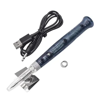 Преносим USB поялник электронагревательные инструменти, за да преработи с индикаторна лампа дръжка за заваряване пистолет инструмент за ремонт на BGA