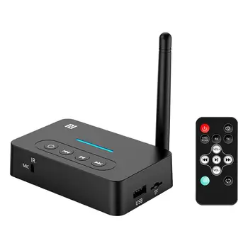 Приемник-предавател 2 в 1 Възпроизвеждане на музика с U-диск е Стабилно съединение Поддръжка на NFC AUX TF карта за телевизор Високоговорител Слушалка авто КОМПЮТРИ