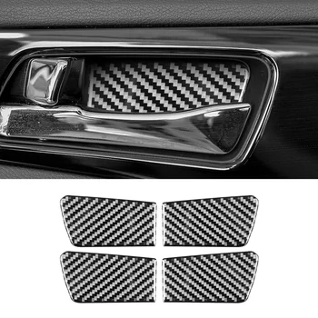 Стикер за Довършване на Вътрешната врата на купата на Колата е от въглеродни Влакна за Hyundai Sonata 8Th 2011-2014 Аксесоари