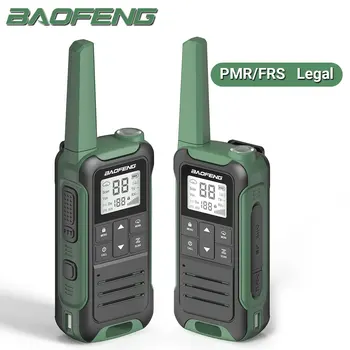 2 елемента Baofeng F22 PMR446 FRS Мини Комуникационно Радио Професионални Радиостанции Двупосочен Радио За Ресторанти