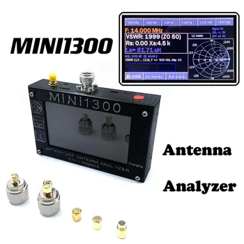 MINI1300 Плюс 5V/1.5 A Анализатор Антени HF VHF UHF ОТ 0.1-1300MHZ Честотен брояч КСВ-метър 0,1-1999 С LCD екран