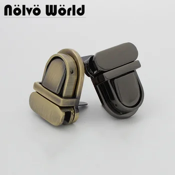 Nolvo World 2-10 броя, 3 цвята, 26x32, висококачествен защелкивающийся замък във формата на мъжец за женските чанти, портфейли, портмонета, аксесоари