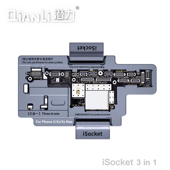 Qianli iSocket за iPhone X XS XSMAX Функция Логическа заплата Бърз Диагностичен Тестер за Качеството на Ремонта на Телефона Тестово Устройство на Дънната платка