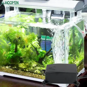 Безшумен енергоспестяващ аквариумный кислороден помпа 2 Вата, който увеличава количеството на кислород, въздушна помпа за аквариум, штепсельная вилица ЕС/САЩ