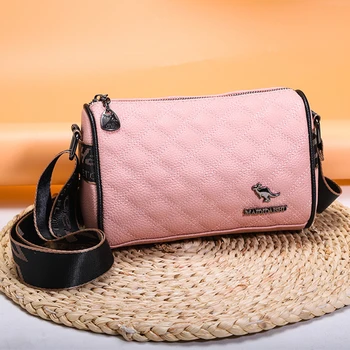 Висококачествена Чанта за през рамото от естествена Кожа, Луксозна дизайнерска Дамска чанта, дамска Чанта-месинджър от волска Кожа, Нова Дамска чанта