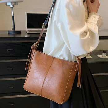 Висококачествени дамски малка чанта-месинджър от изкуствена кожа, ежедневни дамски чанти през рамо за жени, модни дамски чанти-тоут, пътна чанта
