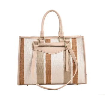 Дизайнерски шарени работни чанти за жени, чантата е с голям капацитет, bag-чанта с горната дръжка, дамски холщовая чанта, дамска чанта-тоут