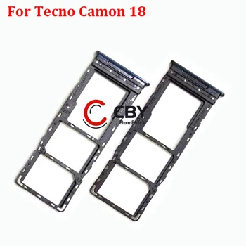 За Tecno Camon 18 19 Pro държач за четене сим-карти на Притежателя на тавата за sim-карти Слот адаптер Резервни части