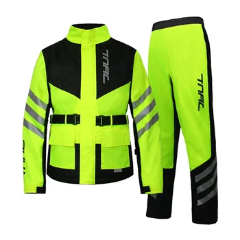 Мотоциклет дъждобран, мъжки светлоотразителни електрически Скутери, дъждобран, 100% водоустойчив костюм за мотокрос, мотоциклетът яке, самостоятелна дъждобран