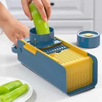 Мултифункционален Кухненски робот с ръчно управление с Лесно Pull, Ръчна машина за мелене на зеленчуци и плодове, Домашно приготвена храна