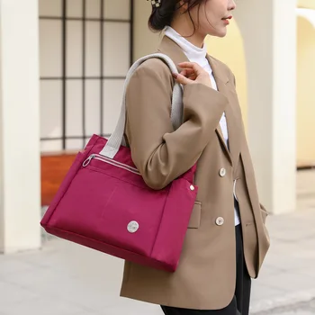 Найлон дамска чанта, ежедневни луксозни чанти с голям капацитет, дамски чанти-месинджър, модерна чанта за рамо, дамская чанта чанта