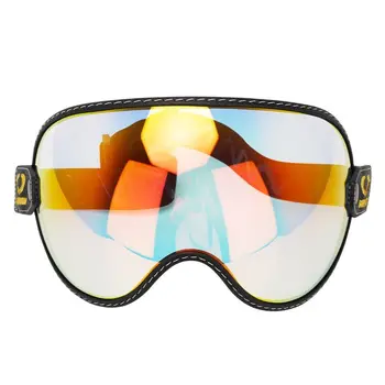 Ретро мотоциклетни очила с пузырчатым шапка за езда, UV-защита на Т3, на предното стъкло, цветни реколта каски на половината от лицето