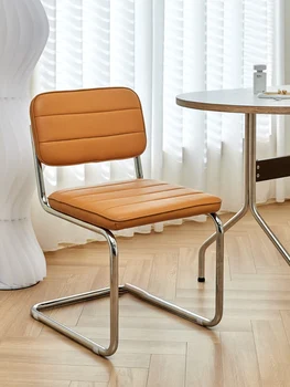 Скандинавски лесен Луксозен стол за хранене, Мебели за хола, кафе столове с облегалка, минималистичная Мебели за къщи, Столове за грим в спалнята