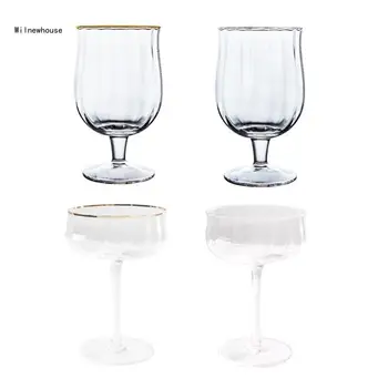 Стъклена чаша F63A, чаша за коктейли, прибори за партита, стъклен материал за дома, напитки, декорация на дома и на бара