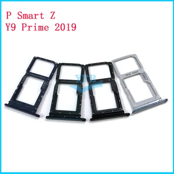 Тава за SIM-карти за Huawei P Smart Z Y9 Prime 2019 P Smart 2019 Слот за SIM-карти, титуляр на тавата, Резервни части за адаптер